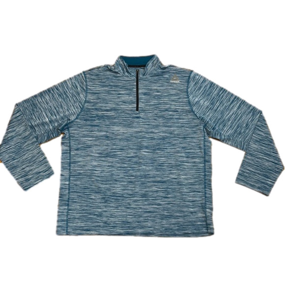 Men’s Reebok Quarter Zip Athletic Sweatshirt - Picture 1 of 8